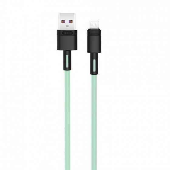 XO NB-Q166 ΚΑΛΩΔΙΟ ΦΟΡΤΙΣΗΣ 5A, TYPE-C, ΠΡΑΣΙΝΟ