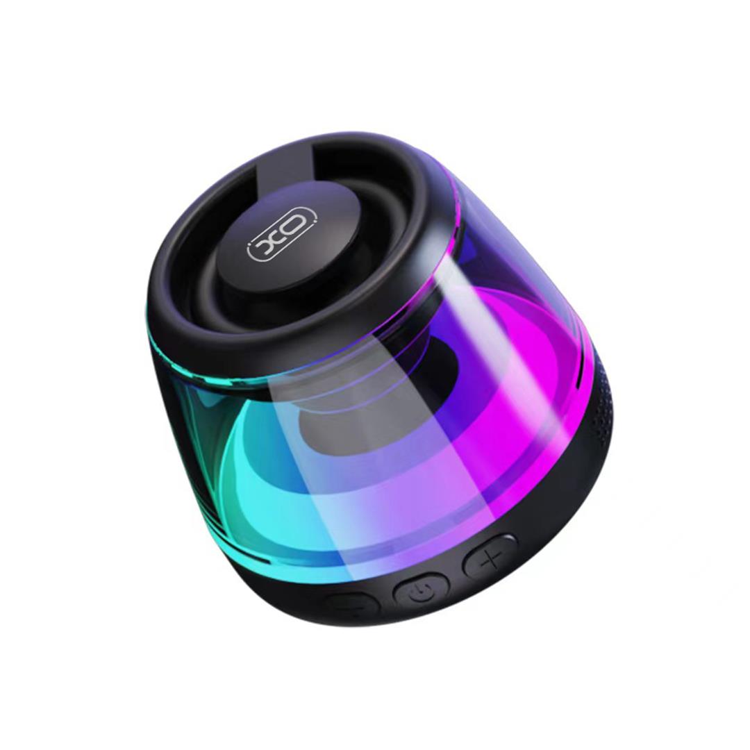 XO F62 MINI ΜΑΓΝΗΤΙΚΟ ΗΧΕΙΟ BLUETOOTH ΜΕ ΠΟΛΥΧΡΩΜΑ LED, 5W, ΜΑΥΡΟ