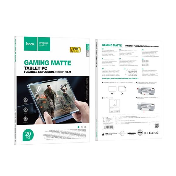HOCO GP003 MANUAL ALIGNMENT GAMING FROSTED FILM ΓΙΑ TABLET (20PCS).