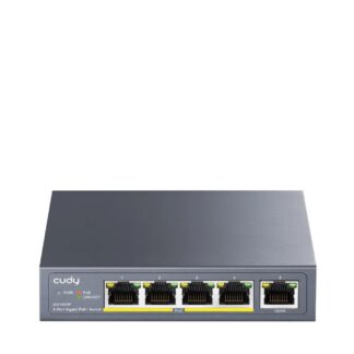 CUDY GS1005PTS1 5-PORT GIGABIT POE+ SWITCH WITH 1 SFP PORT 120W V2.0