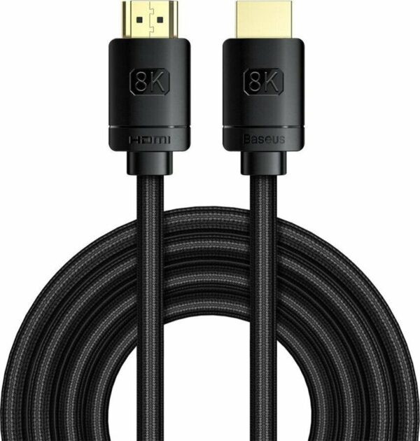 BASEUS HIGH DEFINITION SERIES, ΚΑΛΩΔΙΟ HDMI, 8K, 3m, ΜΑΥΡΟ