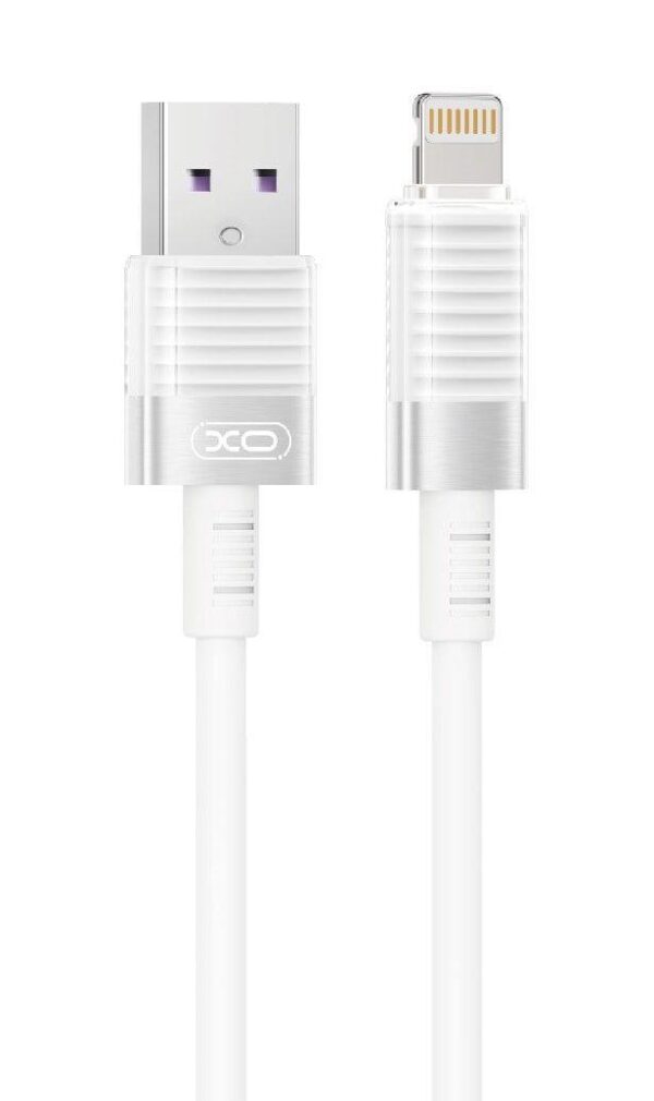 XO NB-Q282A ΚΑΛΩΔΙΟ ΣΙΛΙΚΟΝΗΣ LIGHTNING 6A, ΛΕΥΚΟ