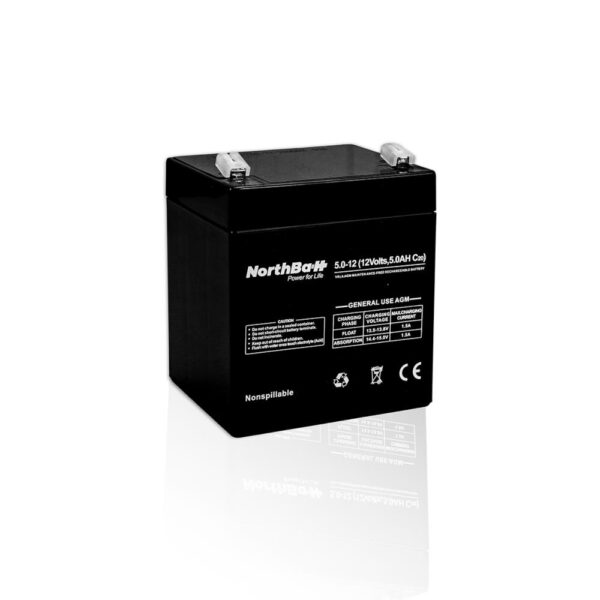 NORTHBAT BATTERY 12V-5ΑΗ (6.3 FASTON)