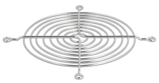 DELOCK σχάρα για 120mm ανεμιστήρα 67308, μεταλλική, ασημί