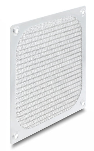 DELOCK σχάρα για 120mm ανεμιστήρα 67458 με φίλτρο σκόνης, μεταλλική, ασημί
