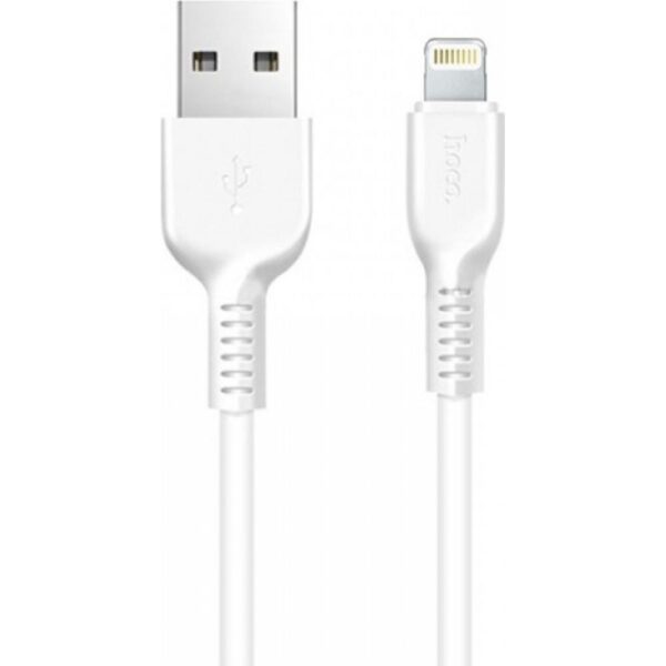 HOCO X20 FLASH ΚΑΛΩΔΙΟ LIGHTNING ΦΟΡΤΙΣΗΣ & DATA 2m, WHITE
