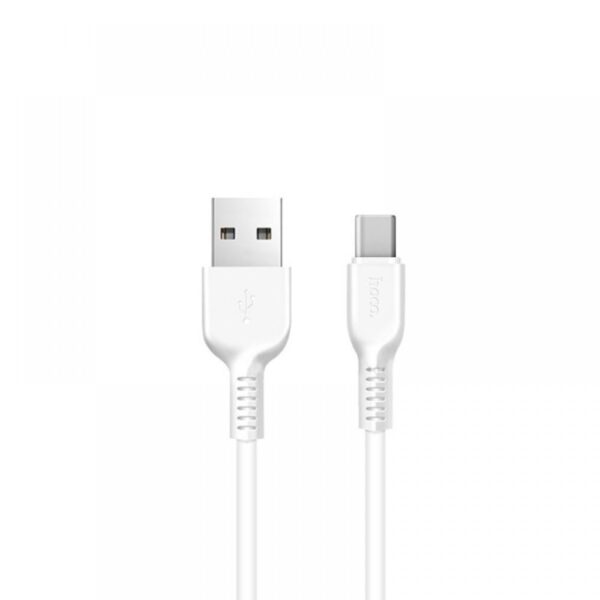 HOCO X20 FLASH ΚΑΛΩΔΙΟ TYPE-C ΦΟΡΤΙΣΗΣ & DATA 1m, WHITE