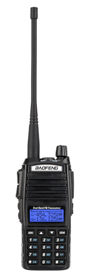 BAOFENG ασύρματος πομποδέκτης UV-82, VHF/UHF, 5W, μαύρος