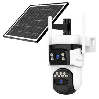 VSTARCAM smart ηλιακή κάμερα BG621DR, dual lens, 3MP, 4G, SD, PTZ, IP66