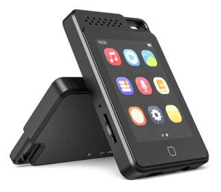RUIZU MP3 player C1 με οθόνη αφής 2.4", 64GB, Bluetooth, ελληνικό μενού, μαύρο
