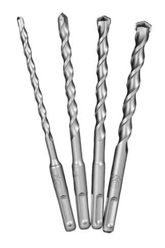 DELI σετ τρυπάνια DH-YCZ004-WD1 για τοίχο, 40Cr YG8, 6/8/10/12x160mm, SDS Plus, 4τμχ