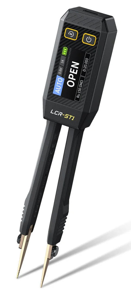 FNIRSI ψηφιακό LCR/SMD/ESR tester LCR-ST1, επαναφορτιζόμενο
