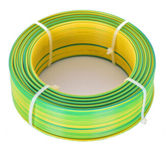 CABLEL καλώδιο H07V-U 4mm², 450/750V, 100m, κίτρινο-πράσινο
