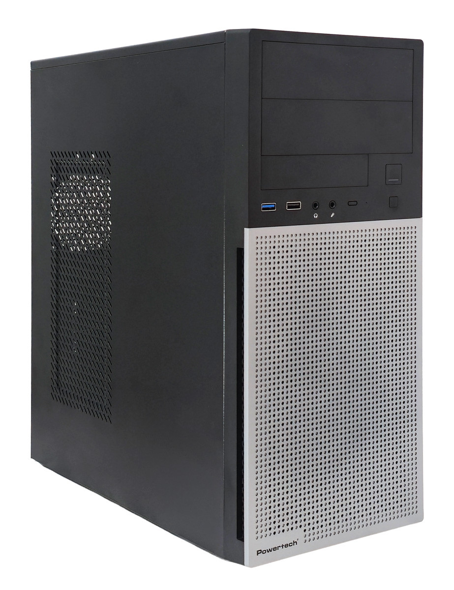 POWERTECH PC Case PT-1563 με 550W PSU, ATX Midi, 376.6x175x408.5mm, μαύρο