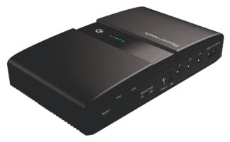 POWERTECH mini DC UPS PT-1634, 36W, 20000mAh, 3x DC, USB/USB-C, PoE/LAN, μαύρο